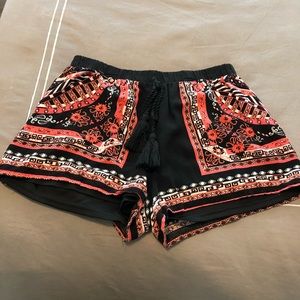 Detailed print shorts from Francesca’s